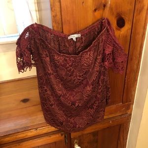 Off the shoulder top